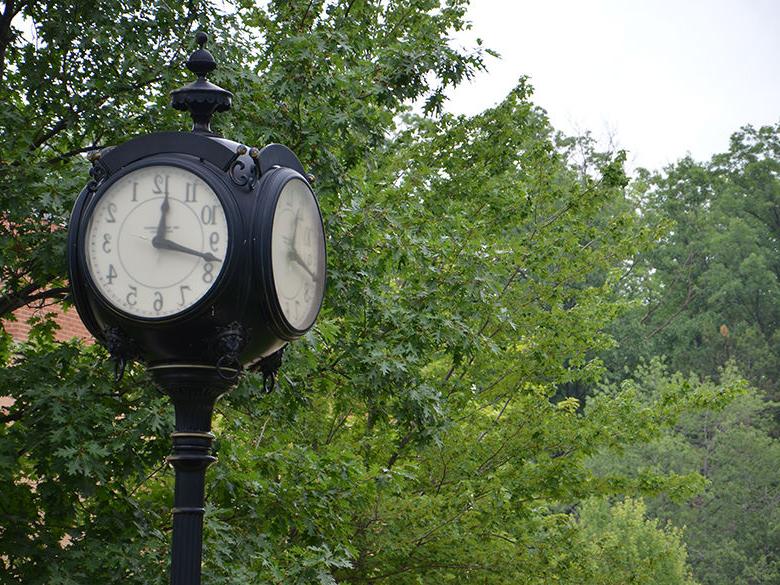 Clock in the Quad